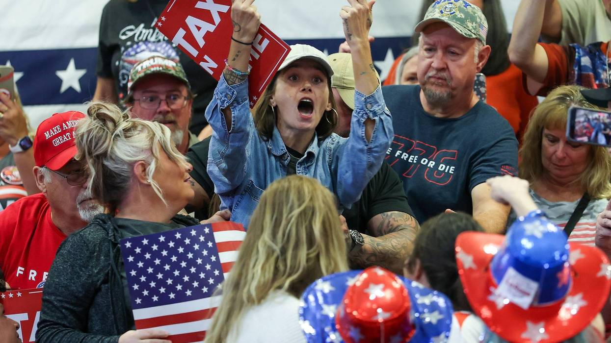 President Trump Holds Midterm Rally In Ohio