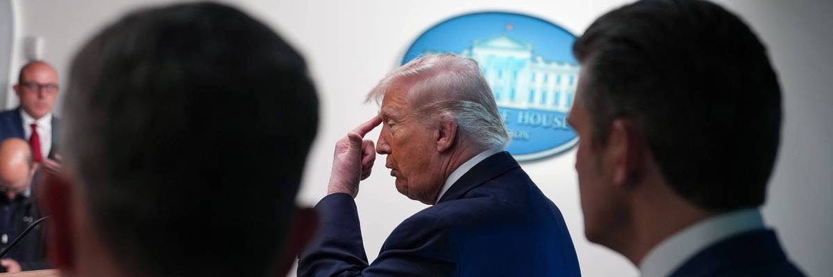 President Trump Holds News Conference With Military Officials On Mission To Rescue Downed Airman In Iran