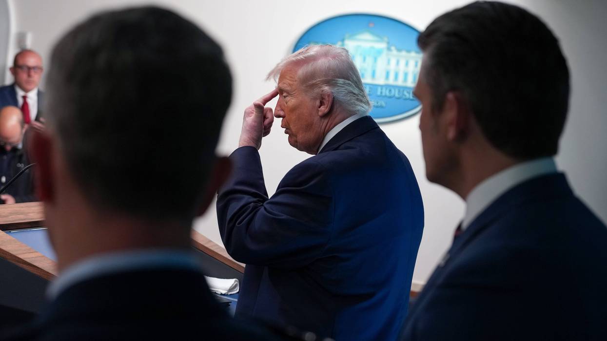 President Trump Holds News Conference With Military Officials On Mission To Rescue Downed Airman In Iran