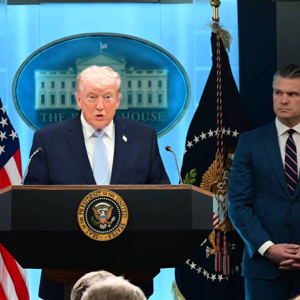 President Trump Holds News Conference With Military Officials