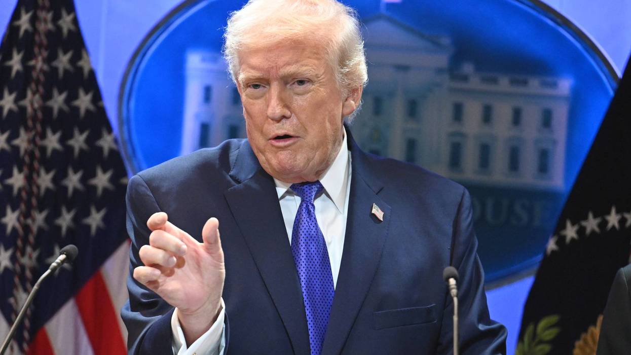 President Trump Holds Press Briefing On Supreme Court's Decision To Strike Down His Global Tariffs