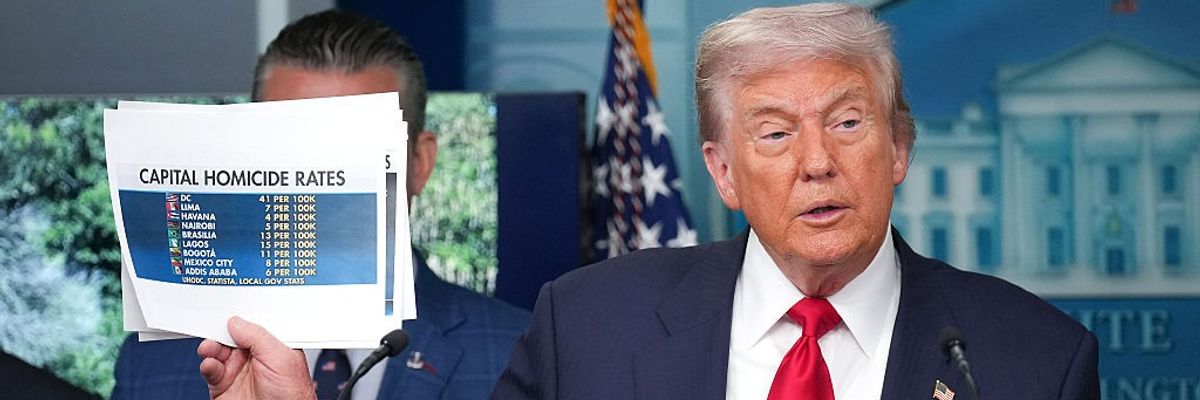 President Trump Holds Press Conference At The White House