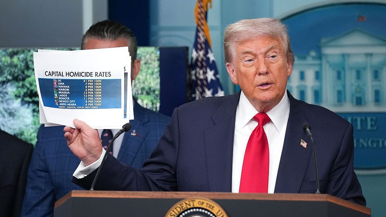 President Trump Holds Press Conference At The White House