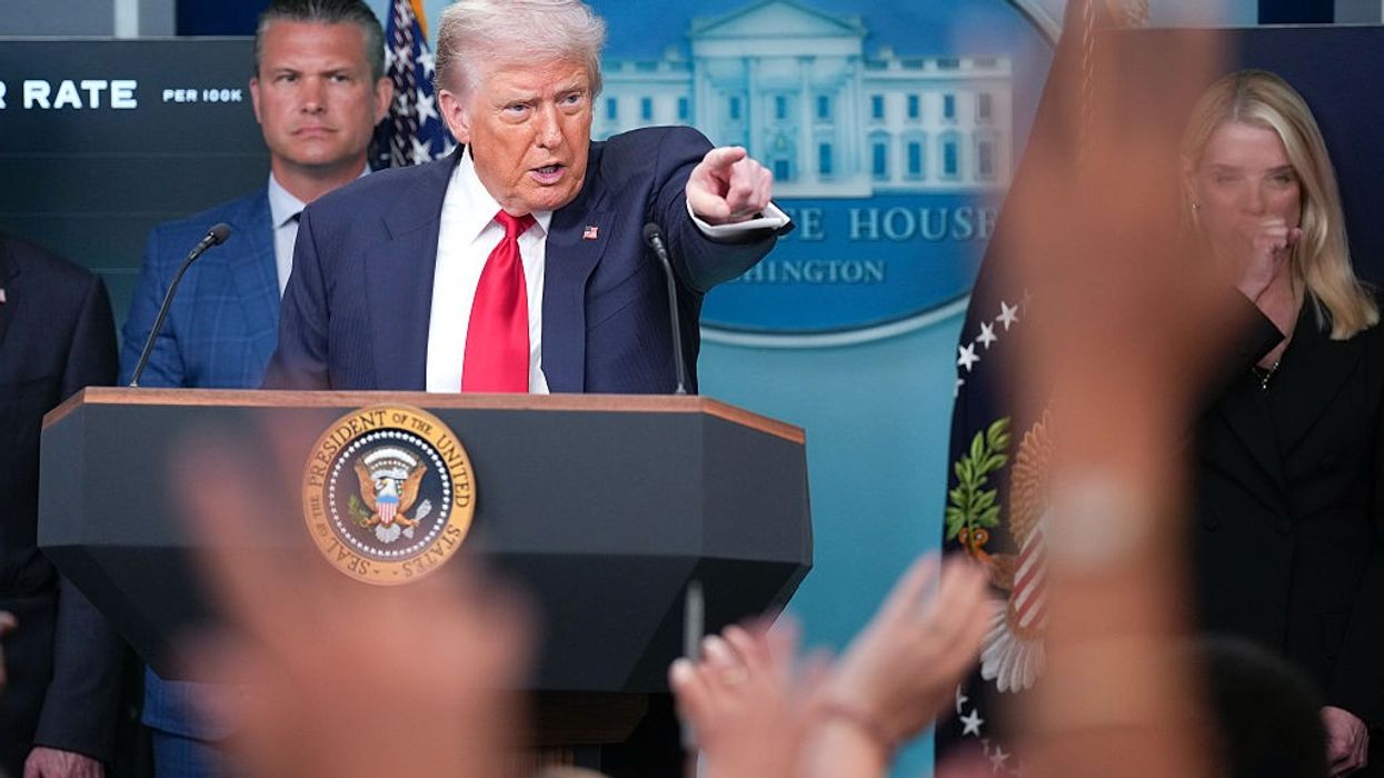 President Trump Holds Press Conference At The White House