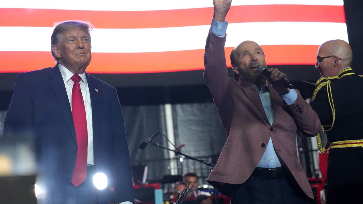President Trump Holds Rally In Washington DC Ahead Of America's 250th Anniversary