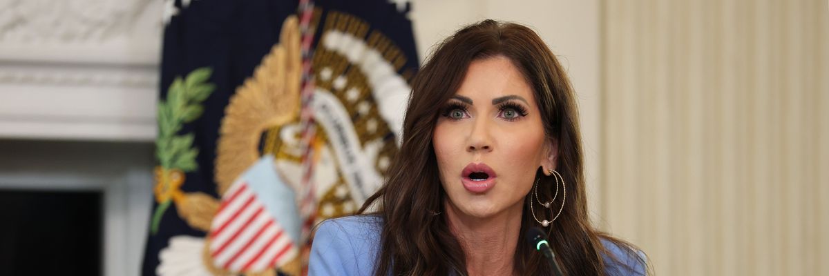 President Trump Holds Roundtable Discussion At The White House On Antifa