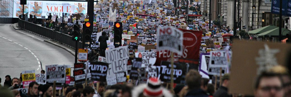 Amid Protest Threats, Critics Mock Trump's Factually Inaccurate Reason for Canceling UK Trip