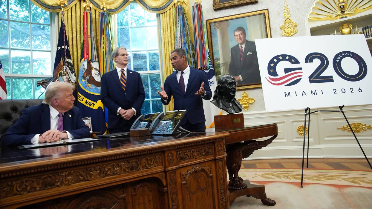 President Trump Makes An Announcement And Signs Executive Order From The Oval Office
