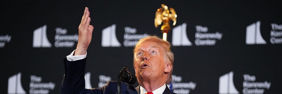 President Trump Makes An Announcement At The Kennedy Center