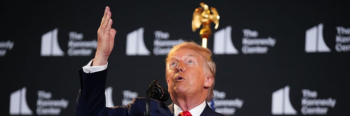 President Trump Makes An Announcement At The Kennedy Center