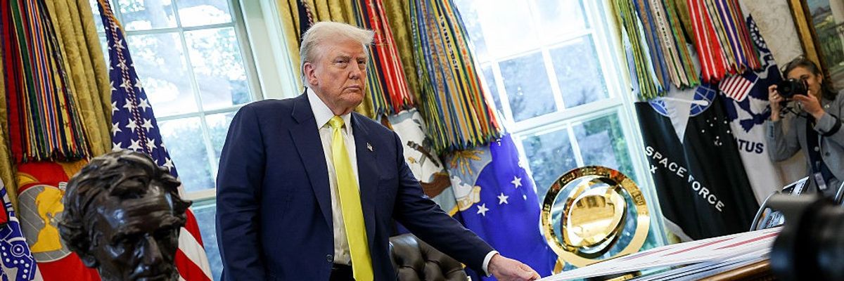 President Trump Makes Announcement On The Economy