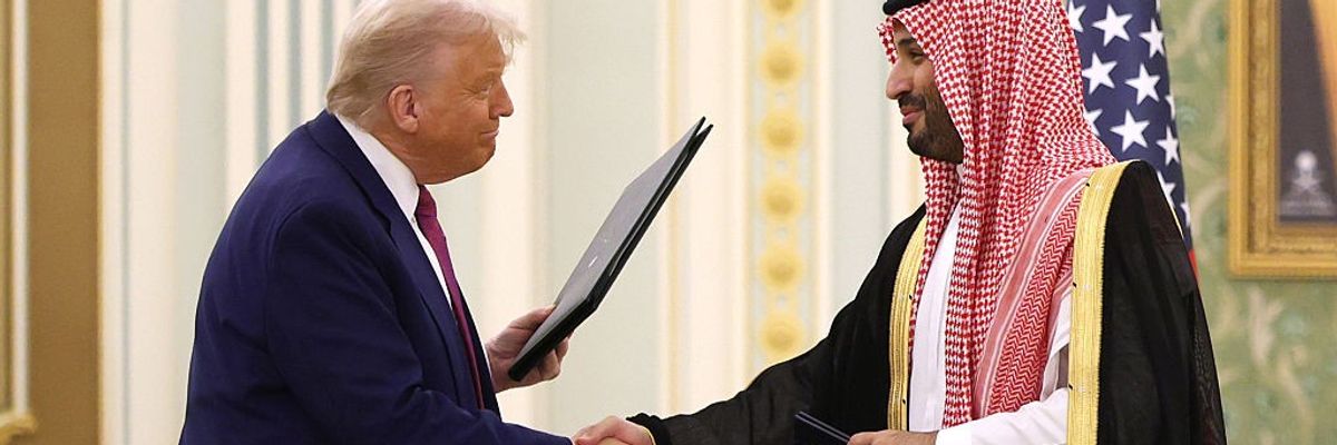 President Trump Makes First Middle East Trip Of His Second Term