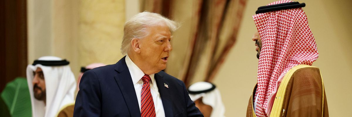 President Trump Makes First Middle East Trip Of His Second Term