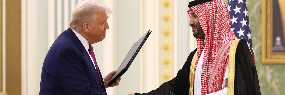 President Trump Makes First Middle East Trip Of His Second Term