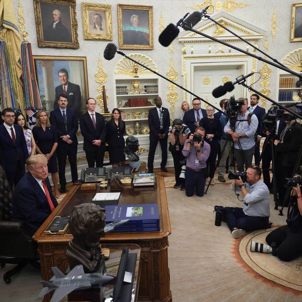 President Trump Makes Health Care Announcement In The Oval Office