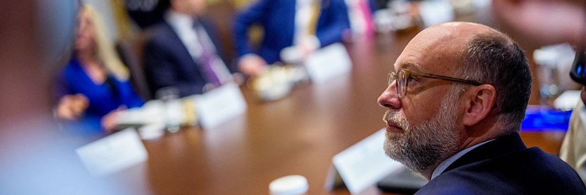 President Trump Meets With His Cabinet At The White House