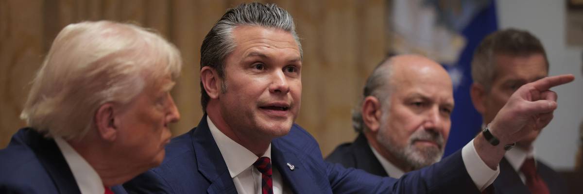 President Trump Meets With His Cabinet At The White House