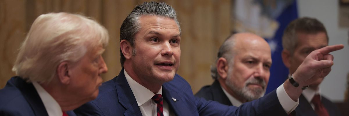 President Trump Meets With His Cabinet At The White House