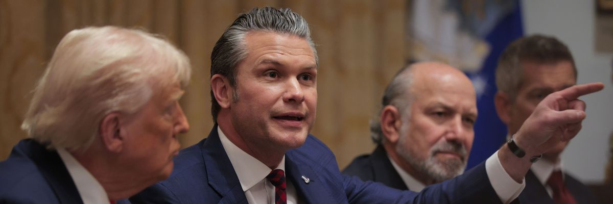 President Trump Meets With His Cabinet At The White House