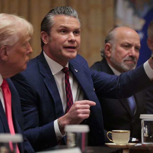 President Trump Meets With His Cabinet At The White House