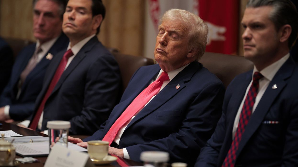 President Trump Meets With His Cabinet At The White House