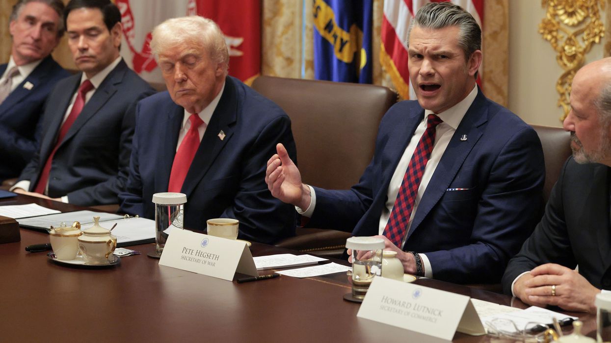 President Trump Meets With His Cabinet At The White House