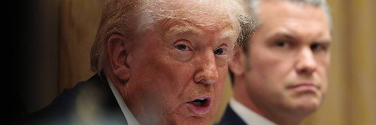 President Trump Meets With His Cabinet At The White House