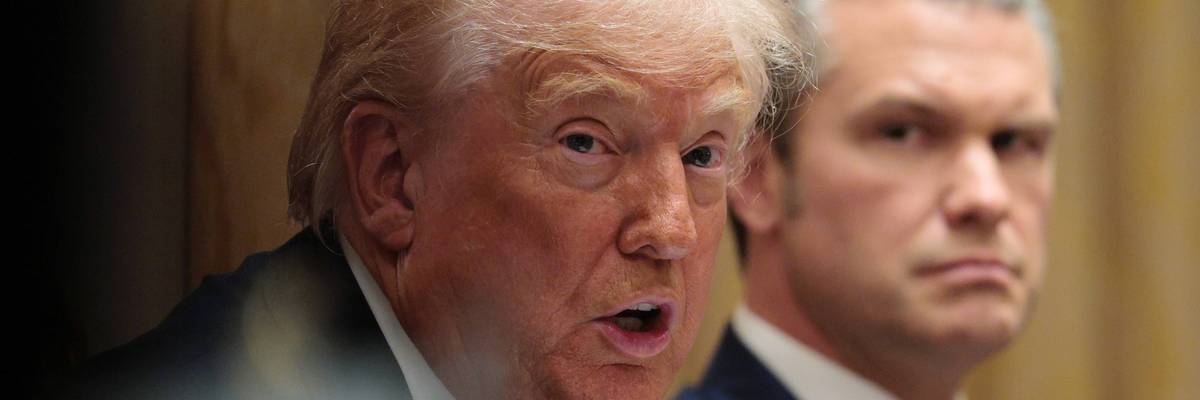 President Trump Meets With His Cabinet At The White House