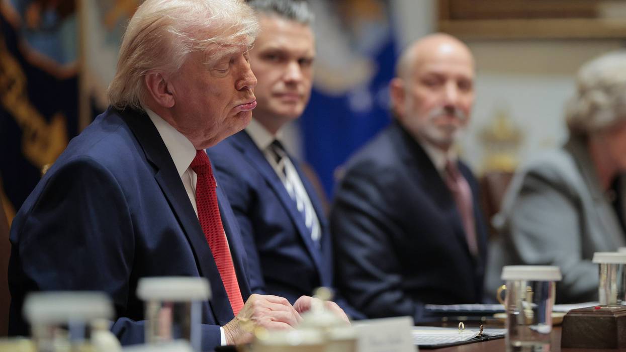 President Trump Meets With His Cabinet At The White House