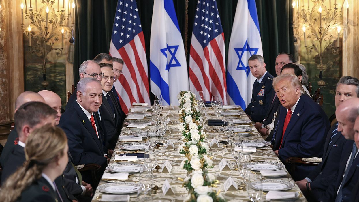 President Trump Meets With Israeli PM Netanyahu At His Palm Beach Estate