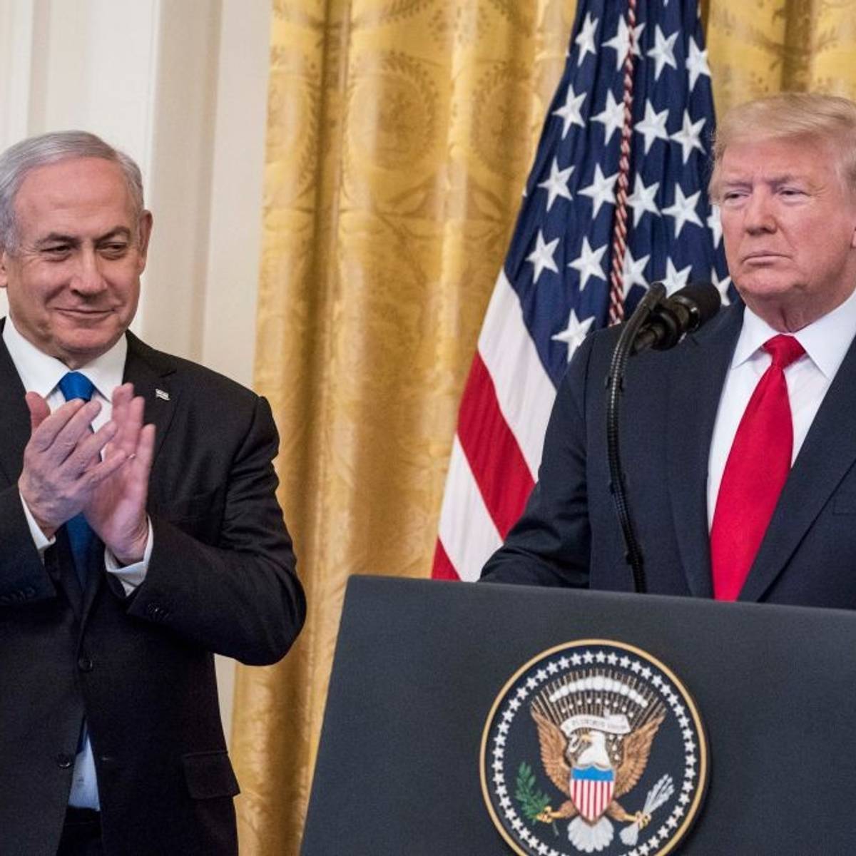 President Trump Meets With Israeli PM Netanyahu At The White House