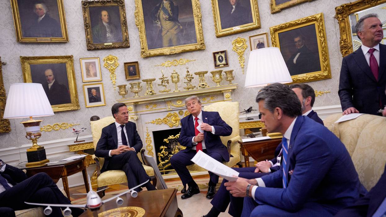 President Trump Meets With NATO Secretary-General Mark Rutte In The Oval Office