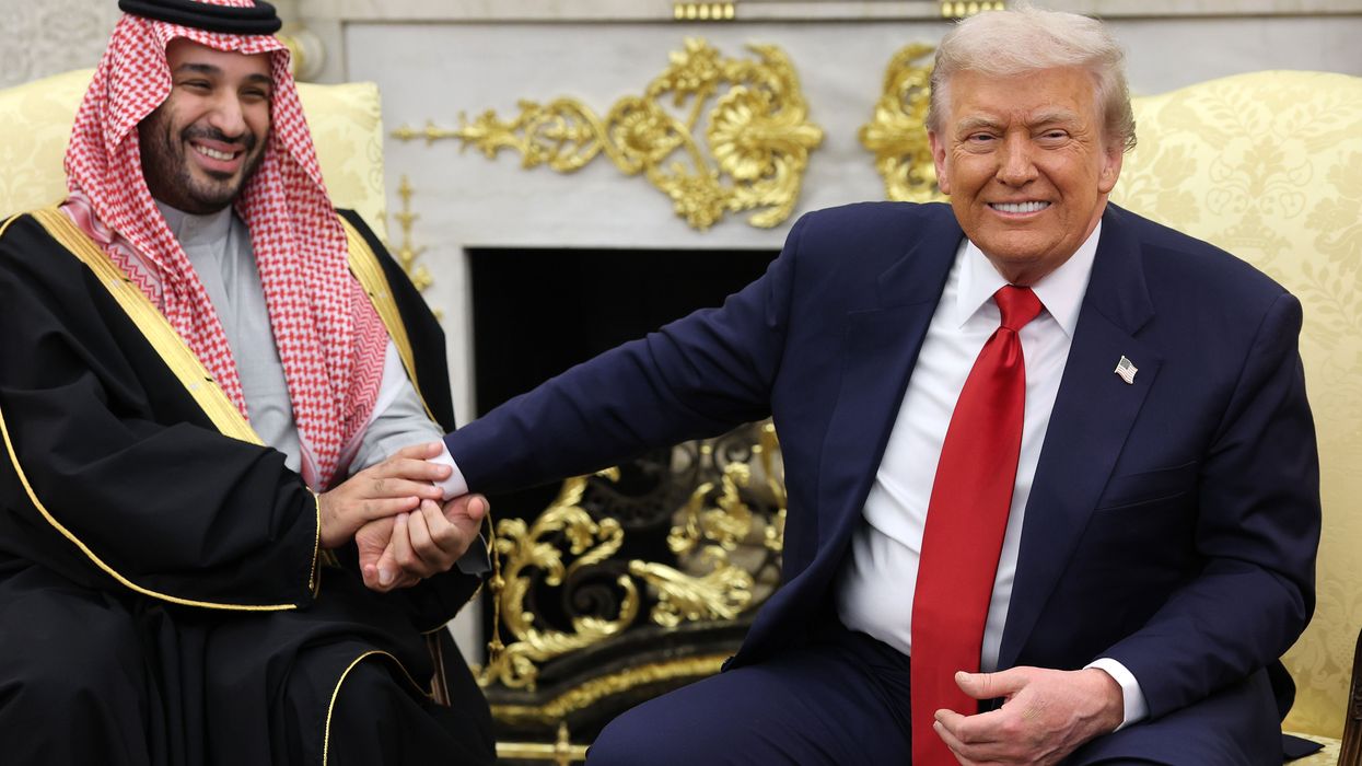 President Trump Meets With The Crown Prince And Prime Minister Of Saudi Arabia At The White House