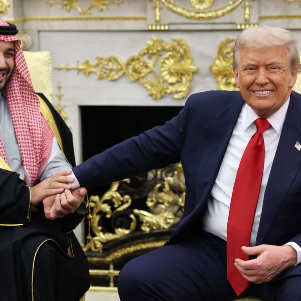 President Trump Meets With The Crown Prince And Prime Minister Of Saudi Arabia At The White House