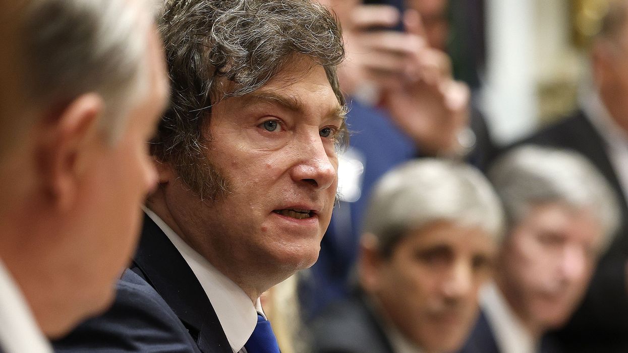 President Trump Meets With Visiting Argentine President Milei At The White House