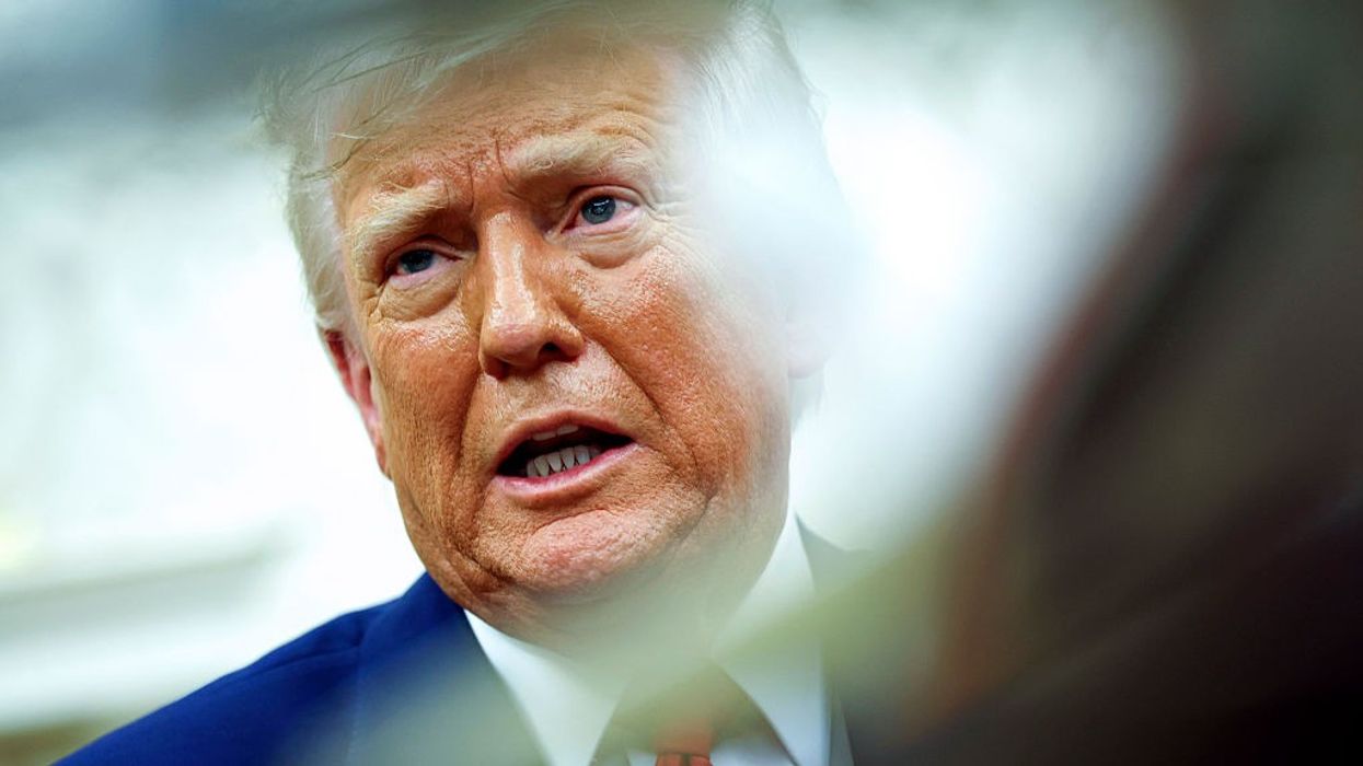 President Trump Meets With Visiting Israeli PM Netanyahu At The White House