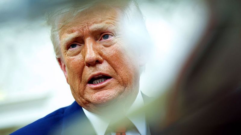 President Trump Meets With Visiting Israeli PM Netanyahu At The White House