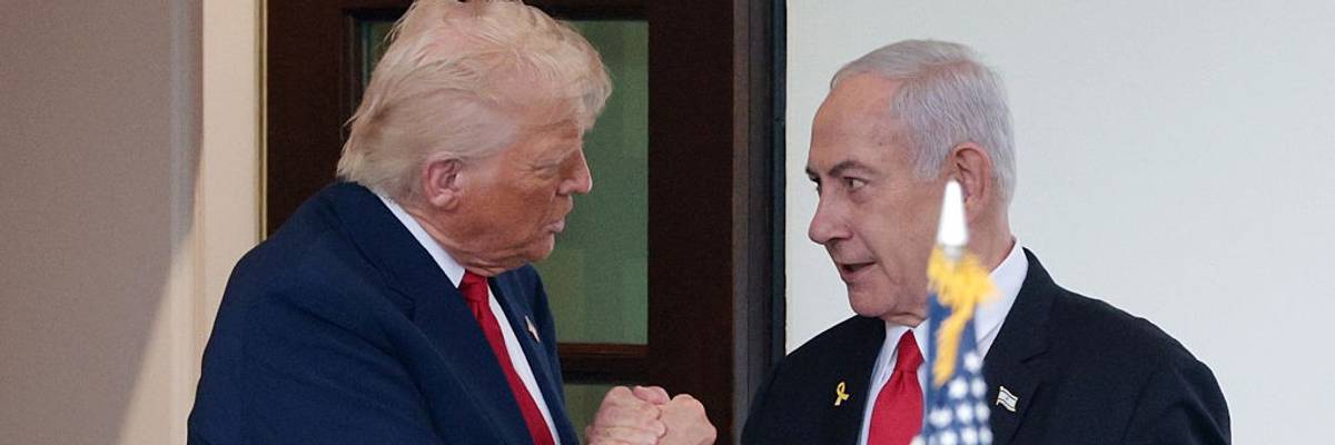 President Trump Meets With Visiting Israeli PM Netanyahu at The White House