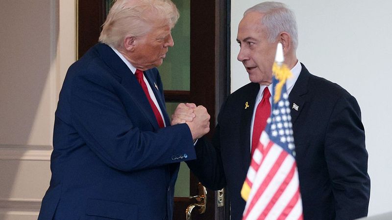 President Trump Meets With Visiting Israeli PM Netanyahu at The White House