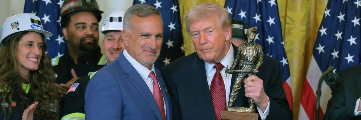 President Trump Participates In Champion Of Coal Event At The White House