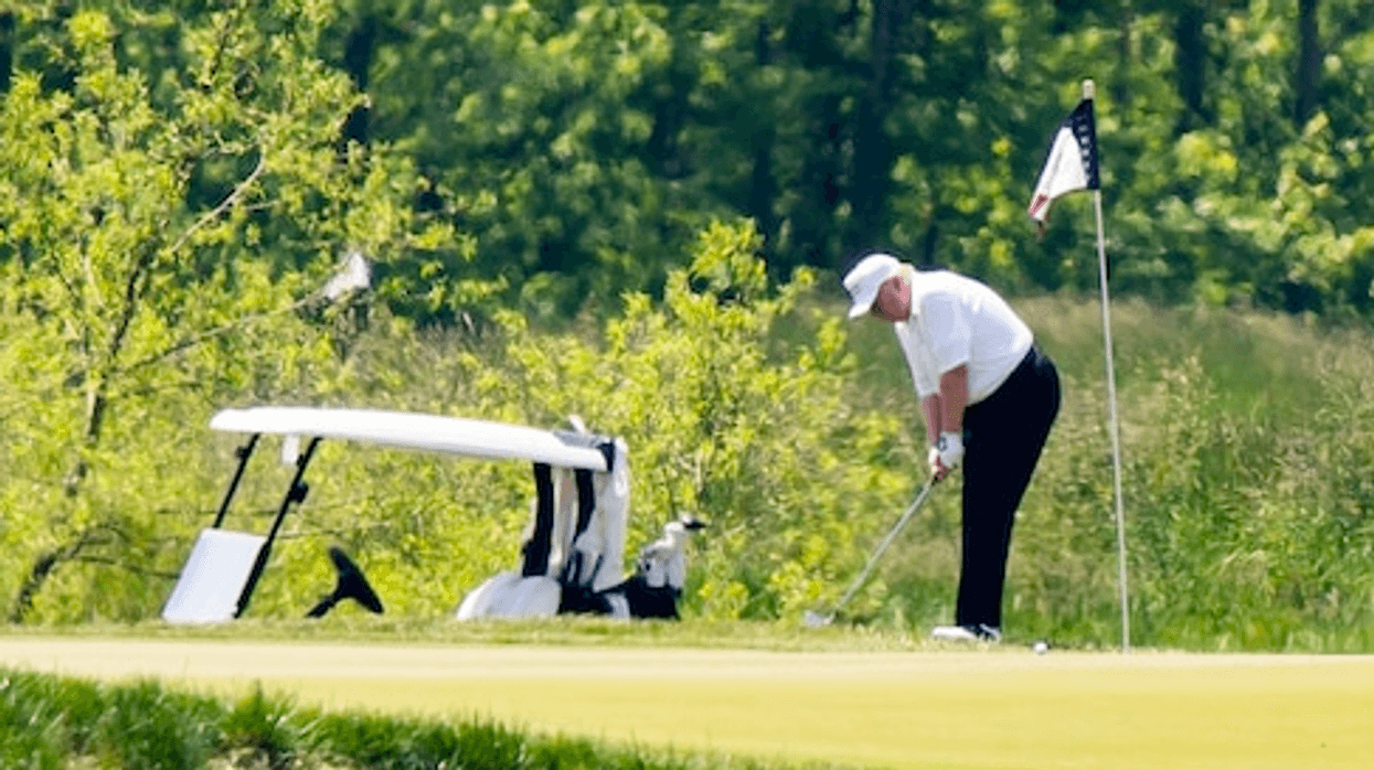 'It Was Me Who Shattered 100% of the ISIS Caliphate,' Says Trump to Defend Golfing Amid Covid-19 Pandemic