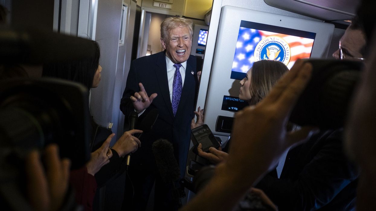 President Trump Returns To D.C. After Spending Thanksgiving Weekend In Florida