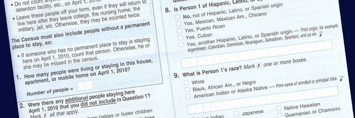 Experts Warn Adding Citizenship Question to Census Blatant Attempt to Suppress Minority Voters