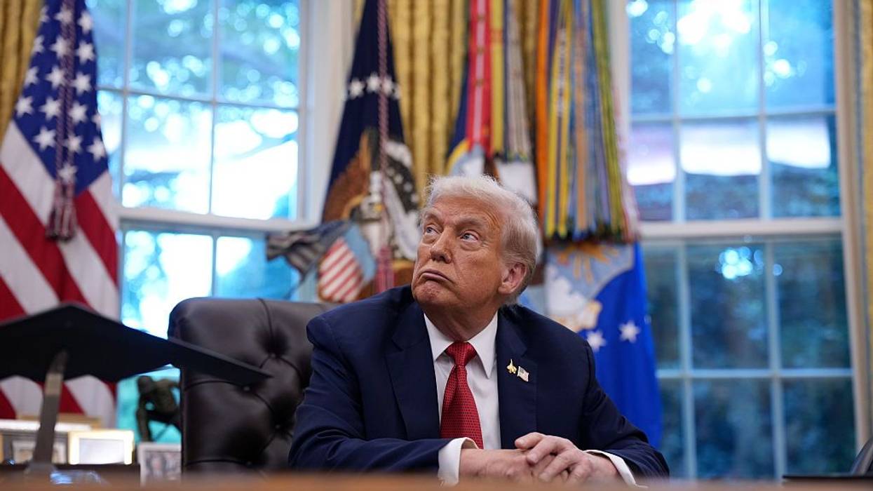 President Trump Signs Executive Order In The Oval Office