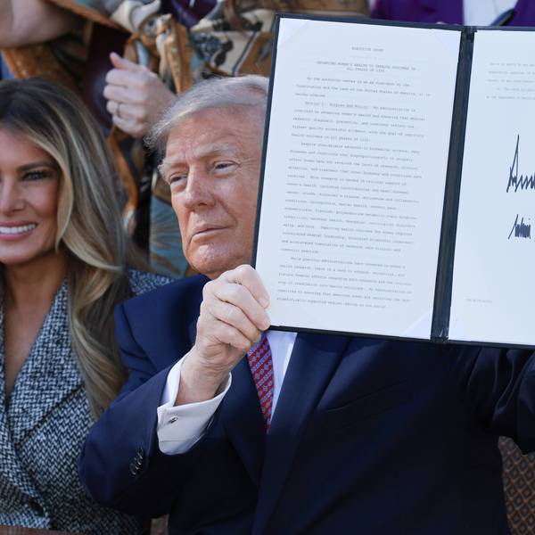 President Trump Signs Executive Order Led By Melania Trump