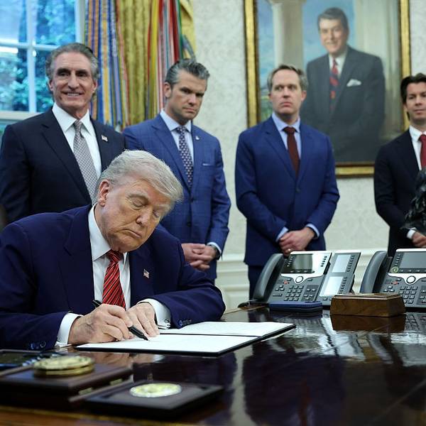 President Trump Signs Executive Orders At The White House