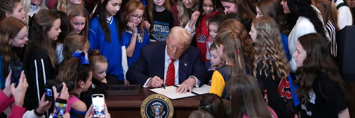 President Trump Signs No Men In Women's Sports Executive Order