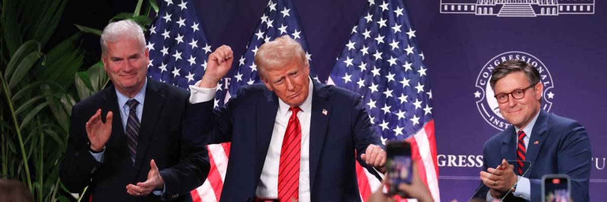 President Trump Speaks At The House GOP Conference In Doral, Florida