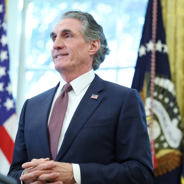 President Trump Speaks In The Oval Office