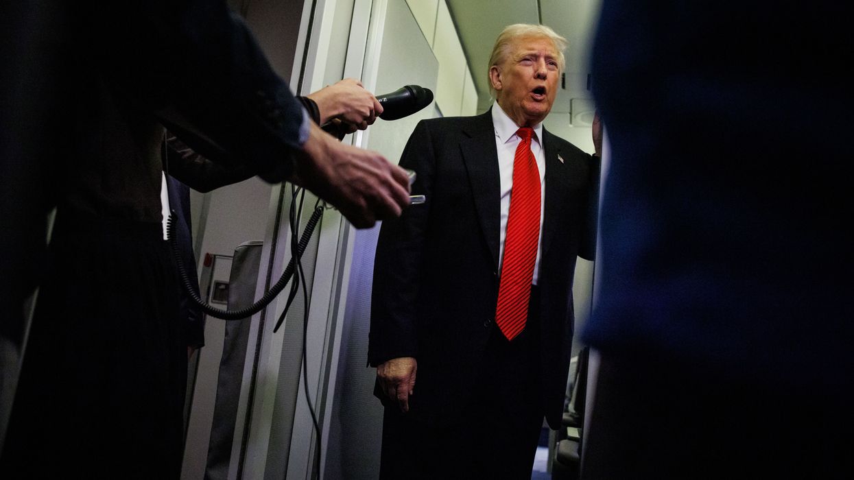 President Trump Spends Weekend At Mar-A-Lago Estate In Palm Beach